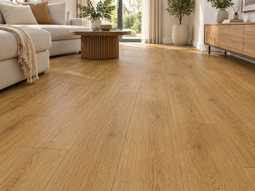 Sugar Oak Wood Effect SPC Flooring ROBUSTO AC 506 PL