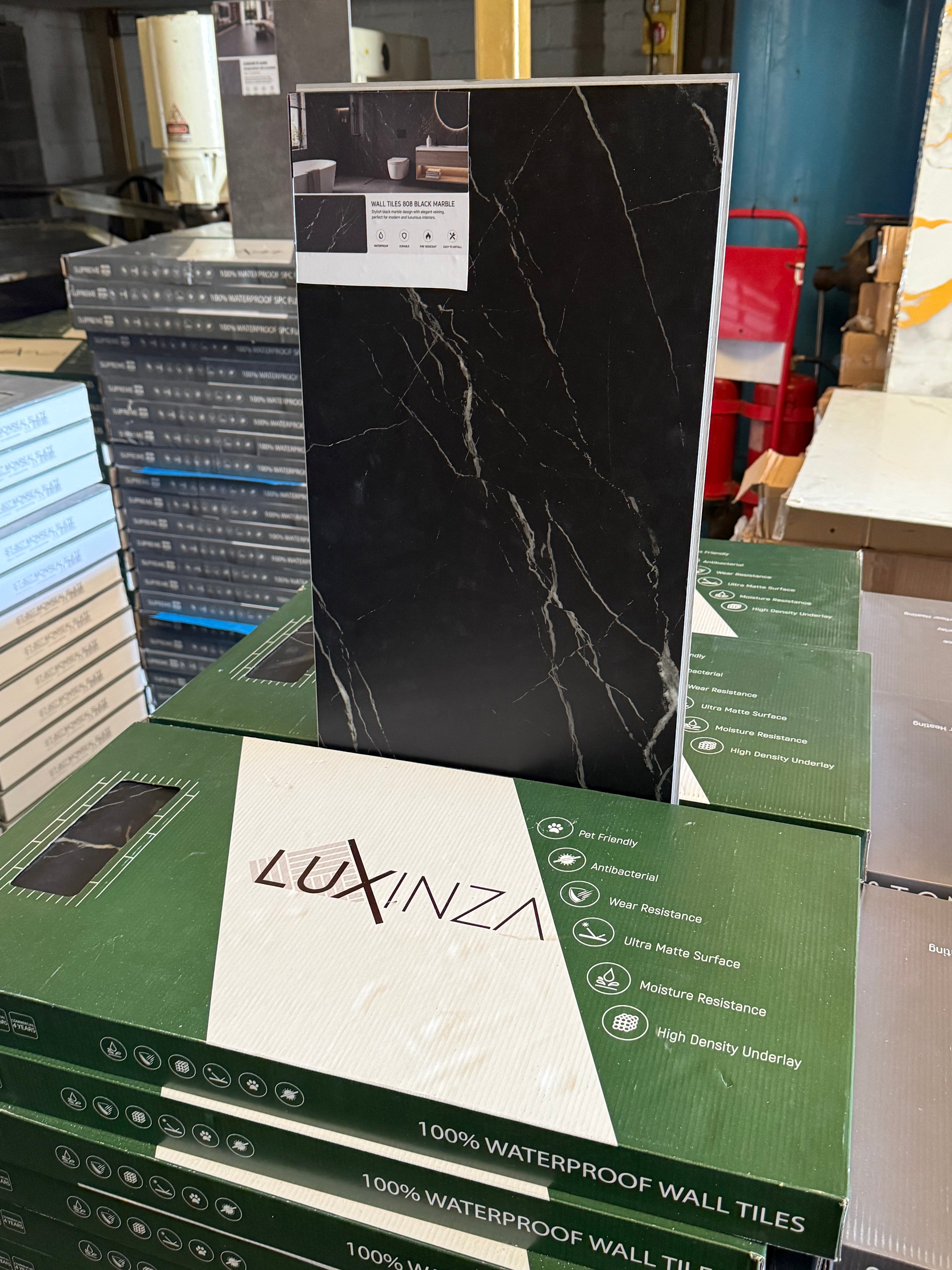 Wall Tiles 808 Black Marble