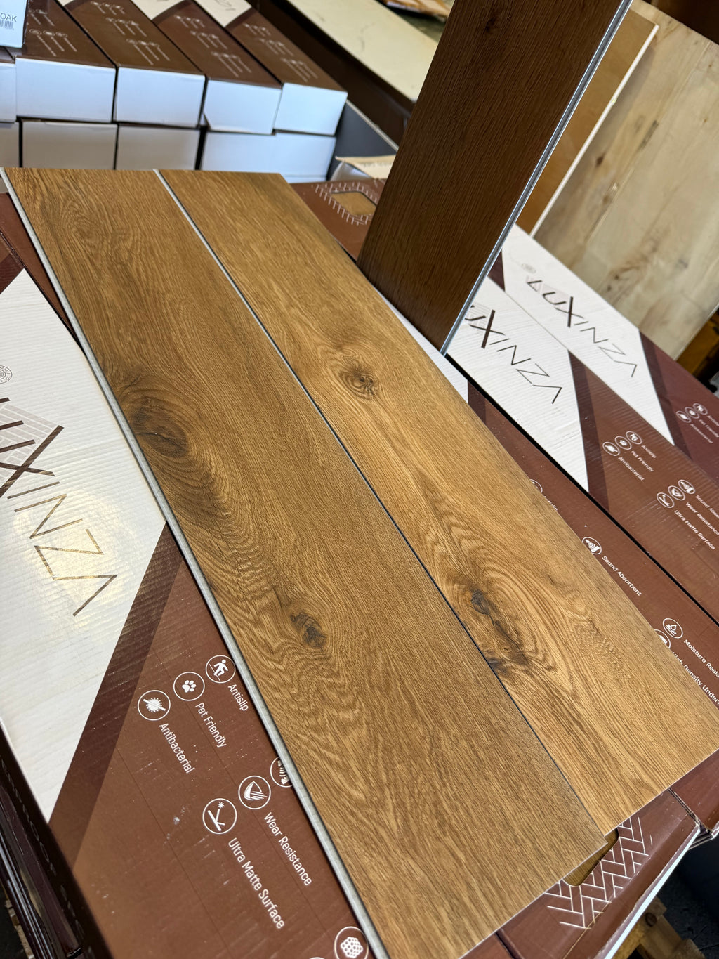 Amber Oak Herringbone SPC Flooring AC-503-HB ROBUSTO
