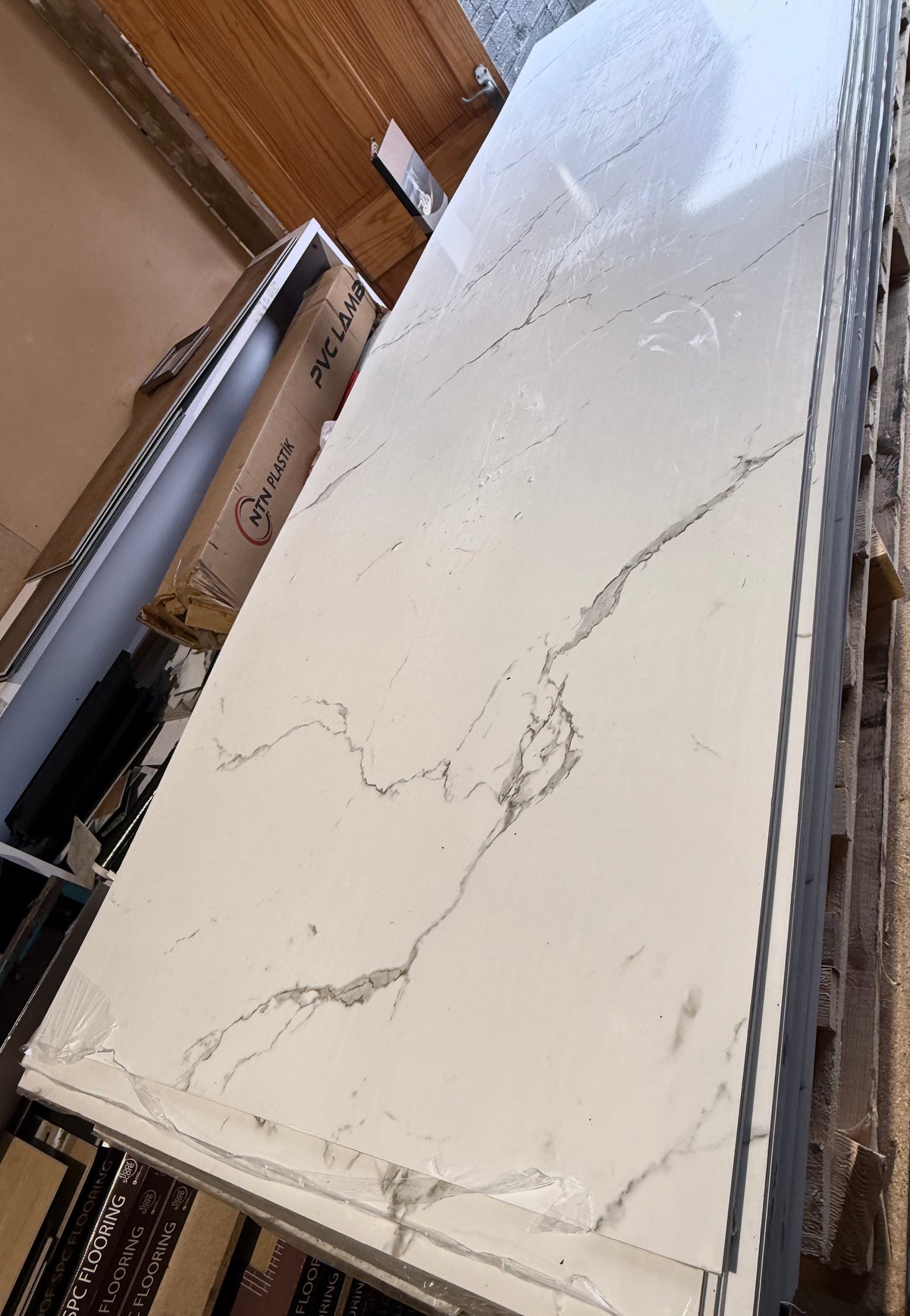 SPC Wall Panel White Carrara (280cm x 97cm)