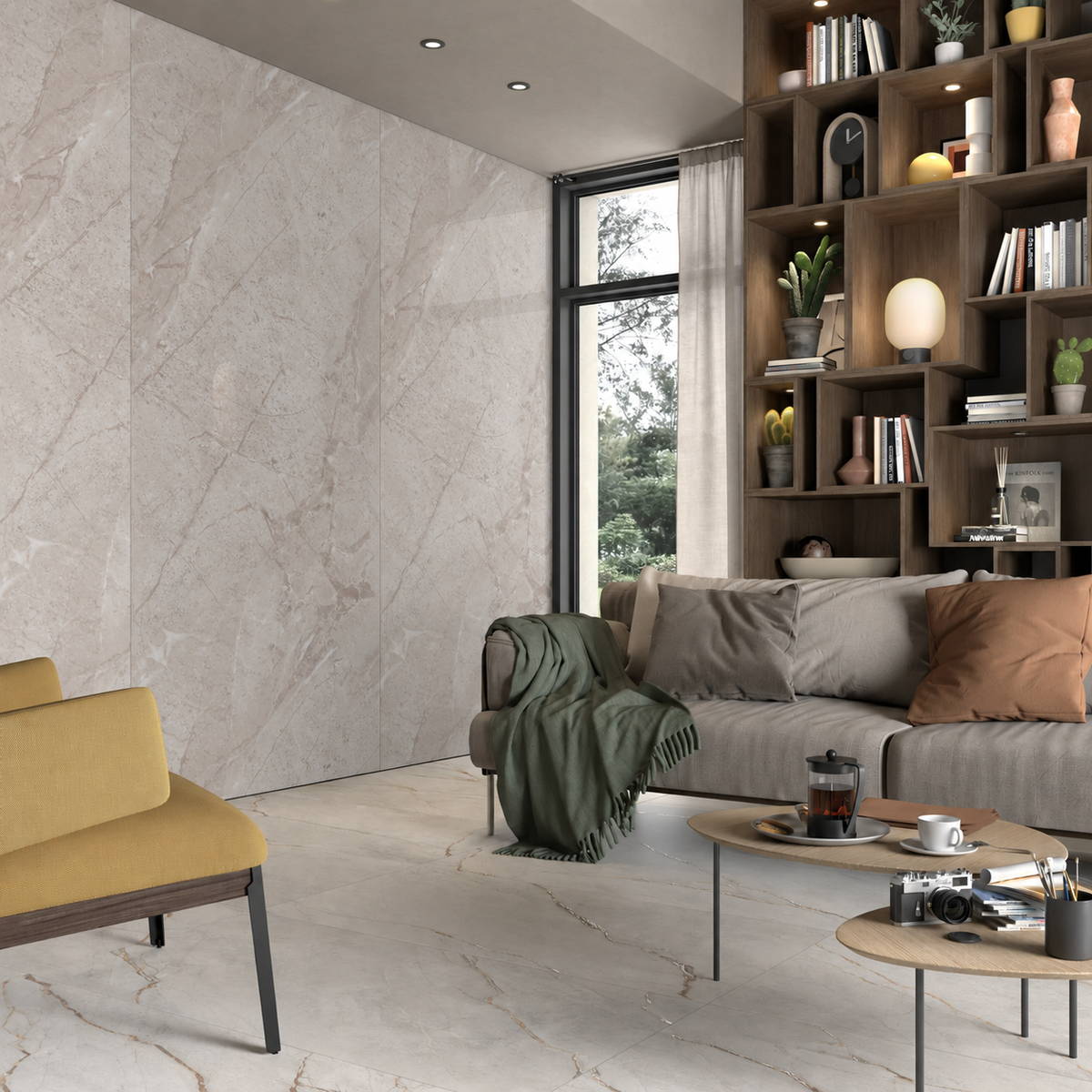 SPC Wall Panel Grey Stone (280cm x 97cm)