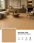 Natural Oak Wood Effect SPC Flooring