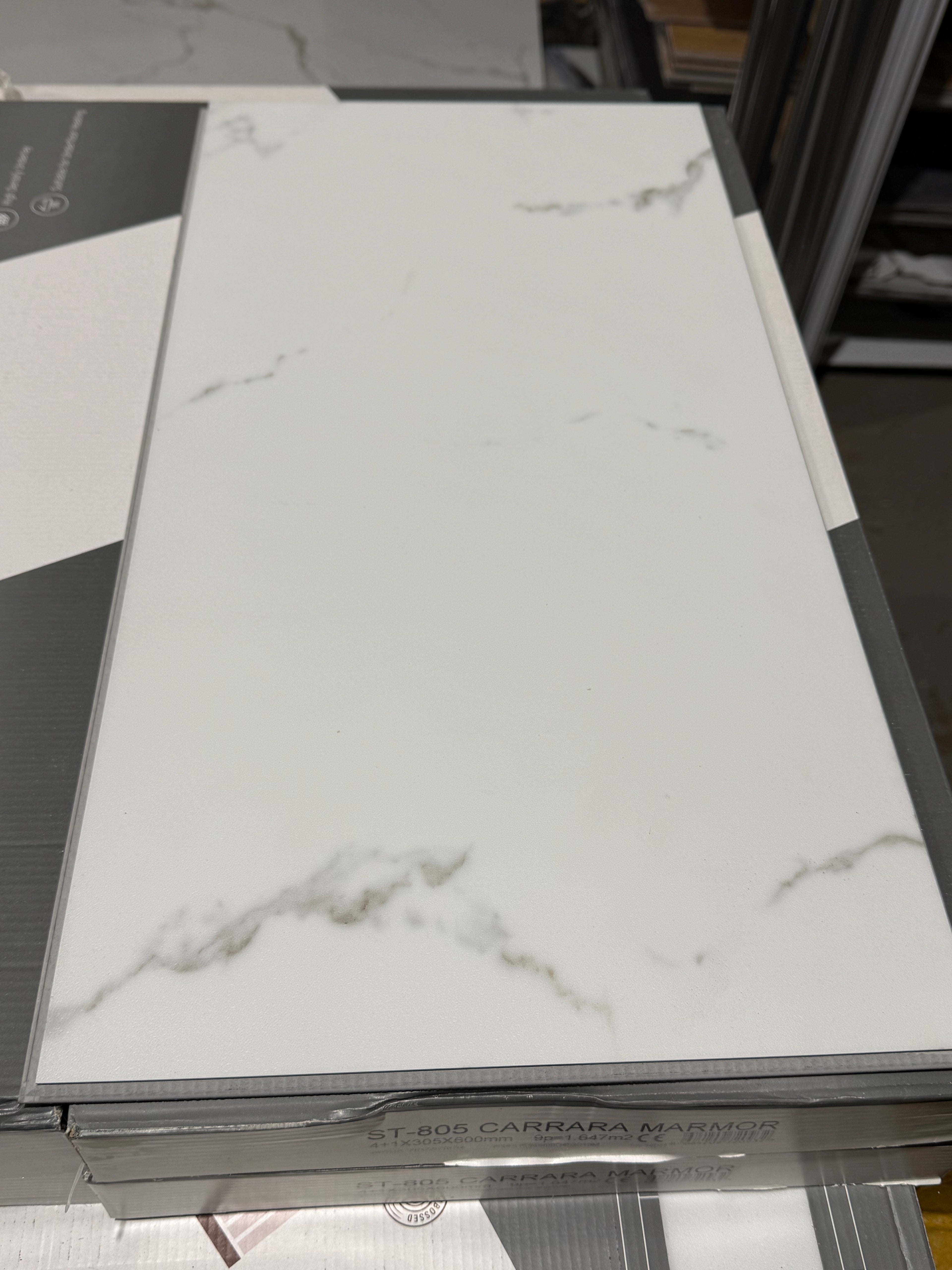 Carrara Marmor Stone SPC Flooring ST 805