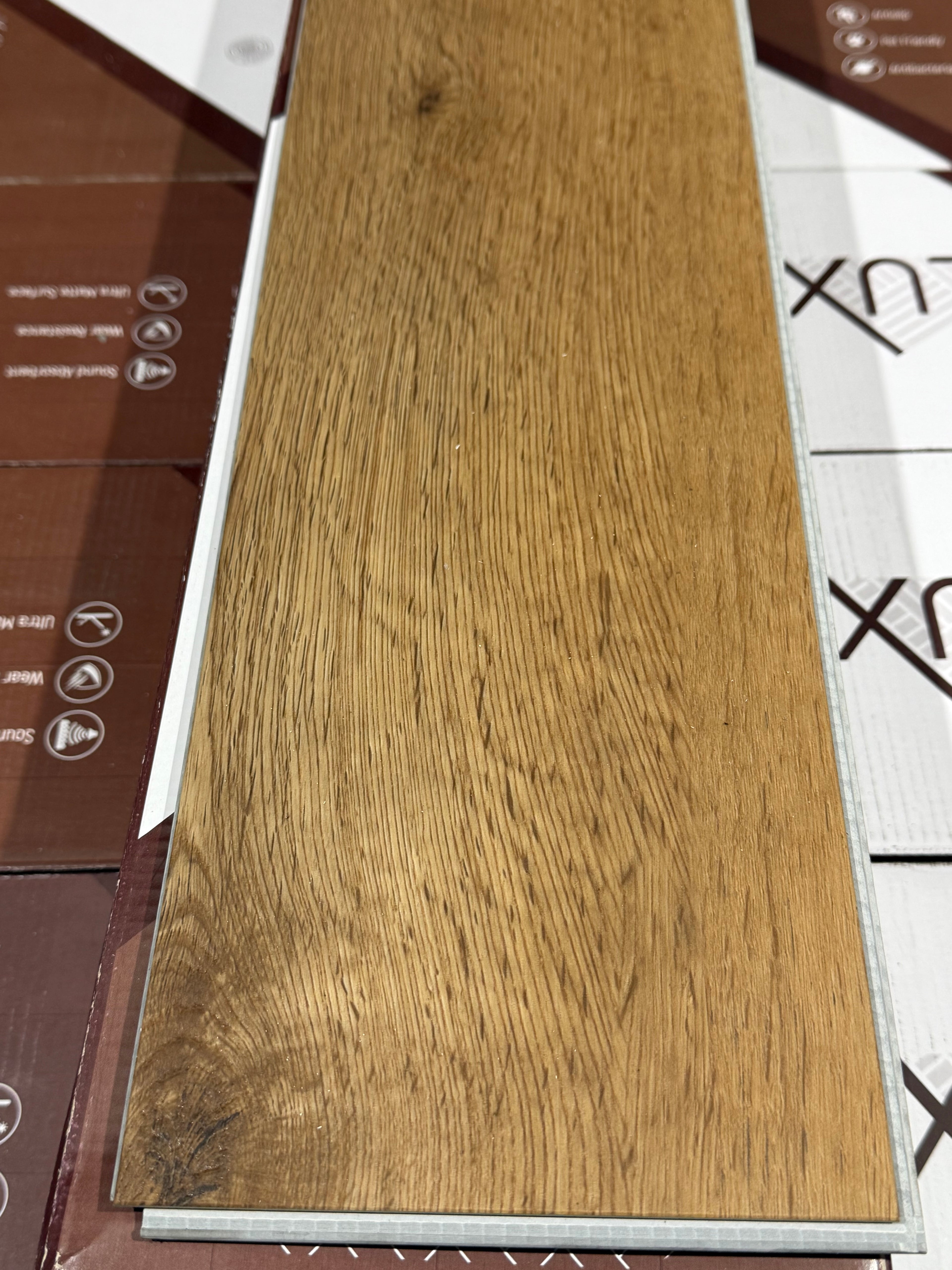 50m² Pallet Deal – Amber Oak Herringbone SPC Flooring