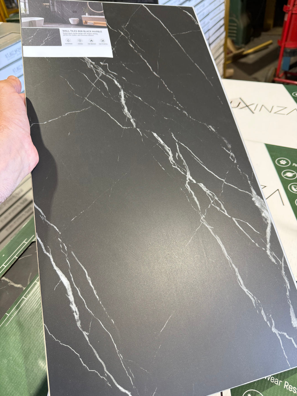 Wall Tiles 808 Black Marble