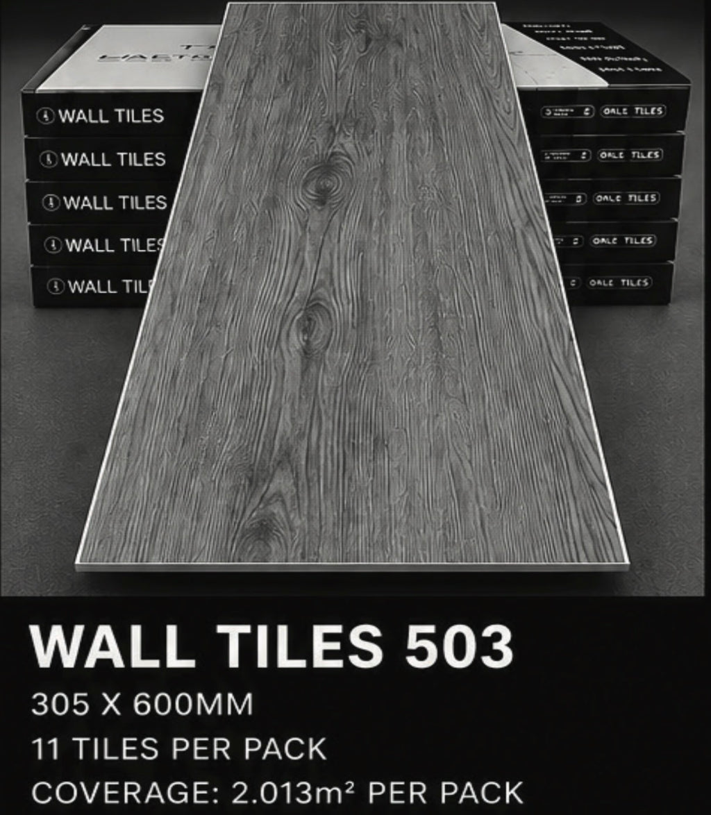 Wall Tiles 503 Grey Wood Effect