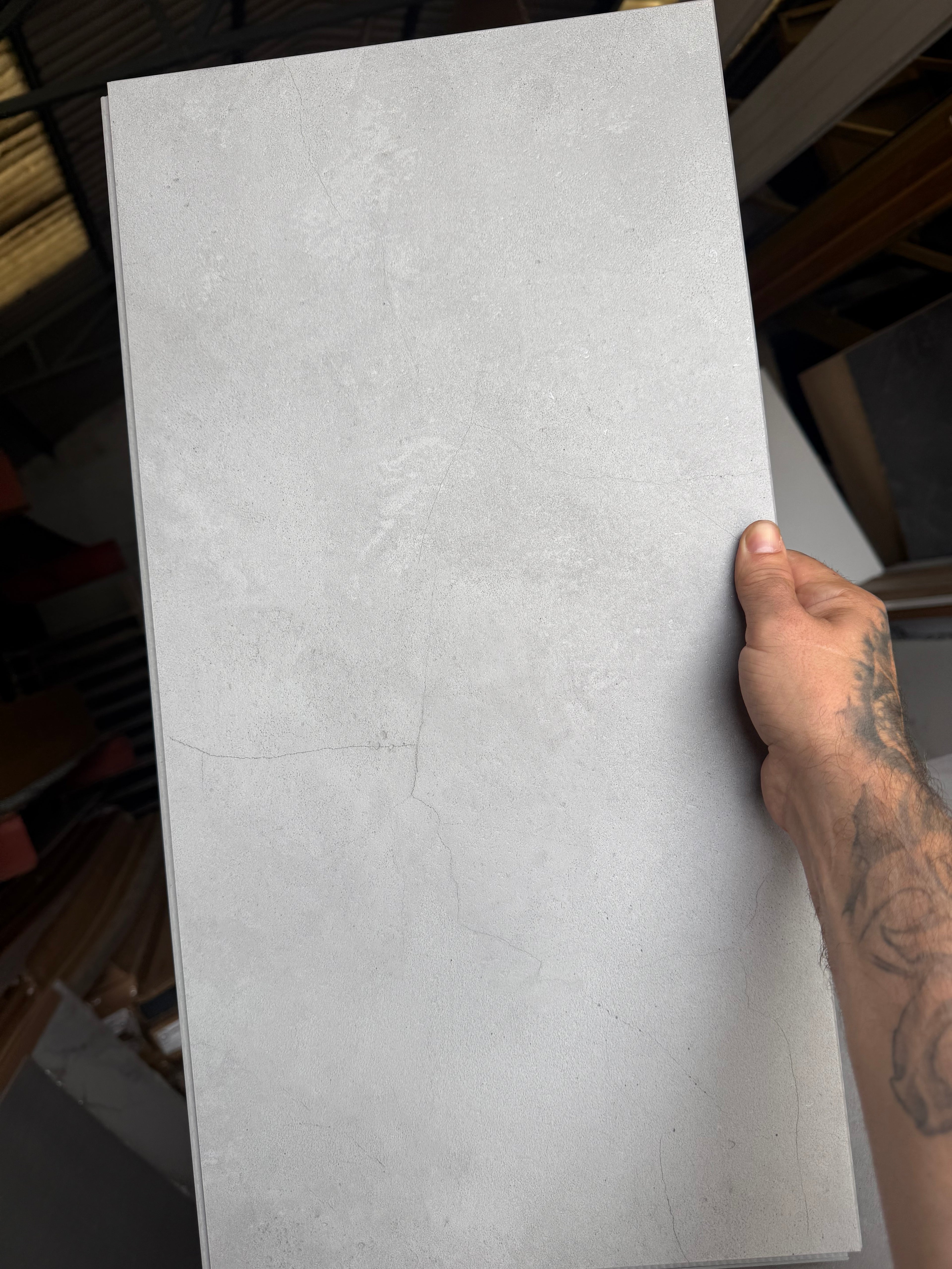 Concrete Light Stone SPC Flooring ST-801 SUPREME