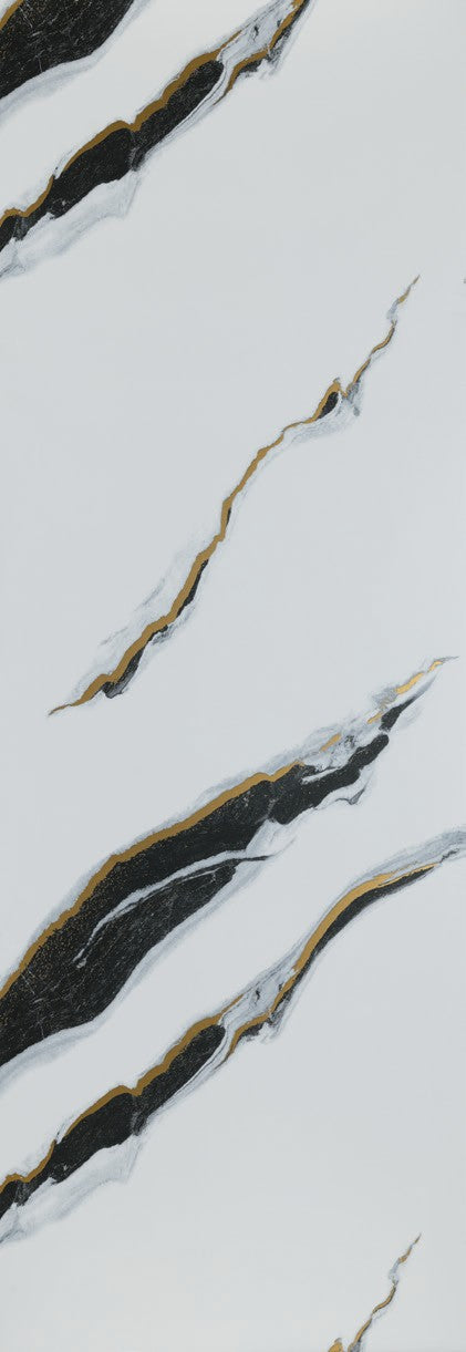 SPC Wall Panel White Gold Vein (280cm x 97cm)