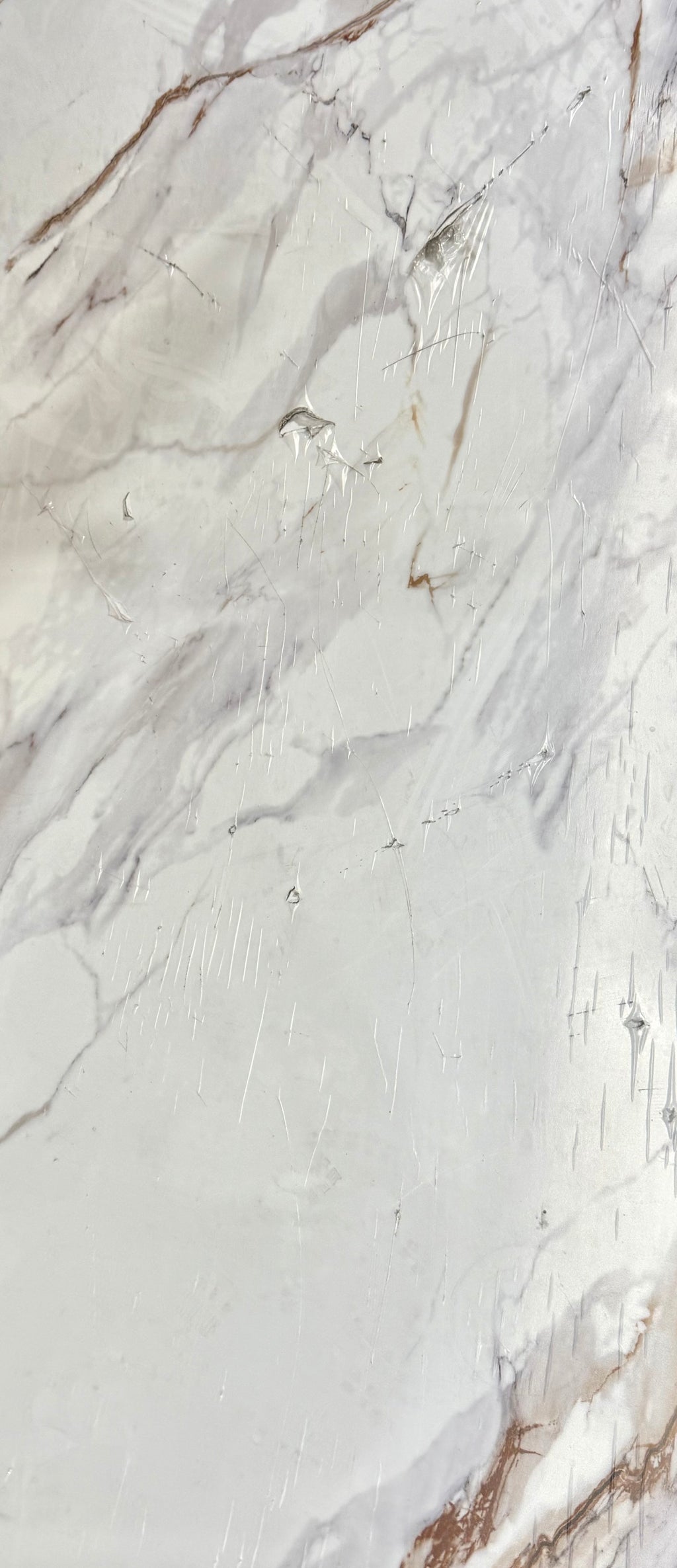 White Grey Vein Marble SPC Wall Panel