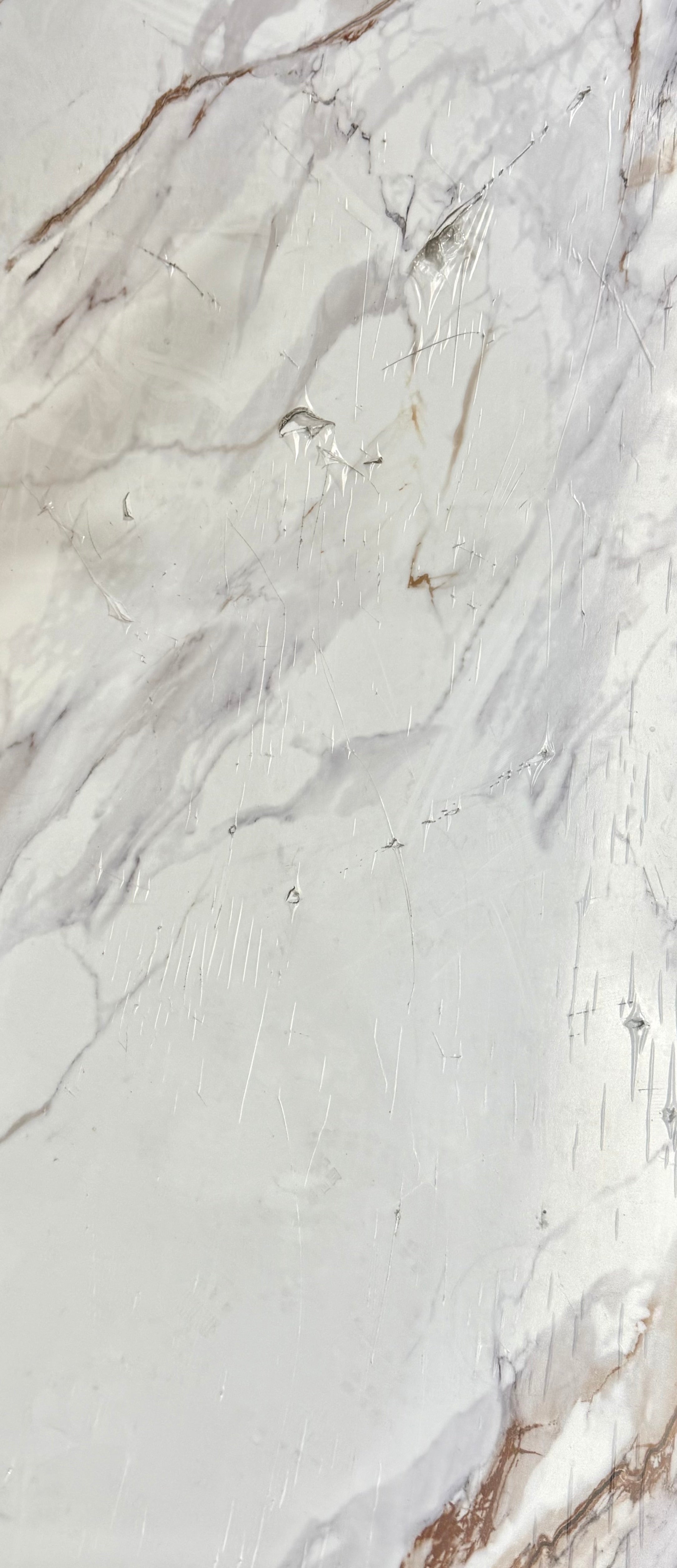 White Grey Vein Marble SPC Wall Panel