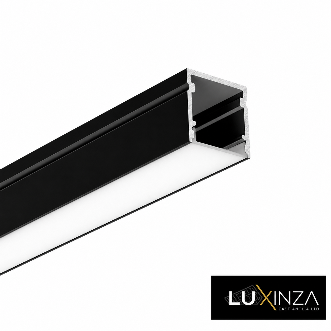 6 Light LED Wall Panel Lighting Kit – 1m or 2m – Black or White