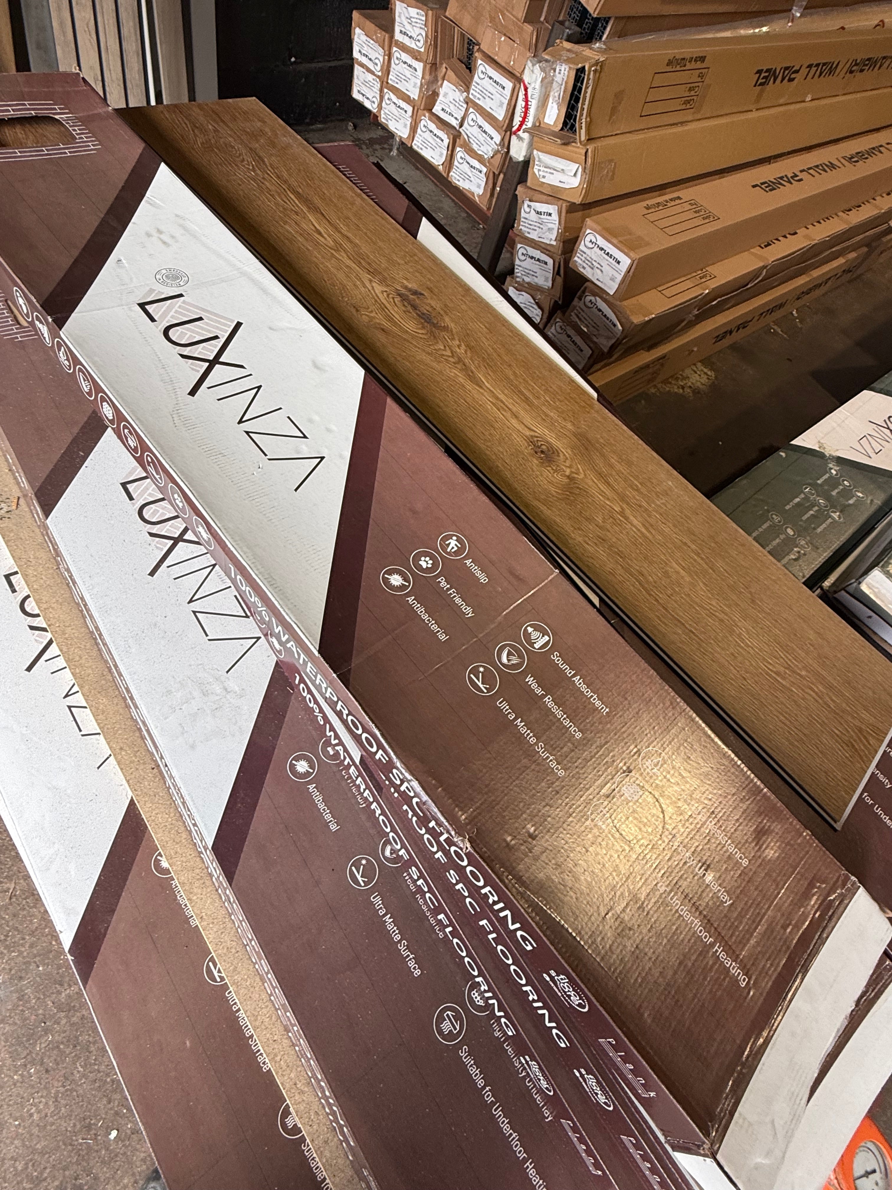 50m² Pallet Deal – Sugar Oak Wood Effect SPC Flooring