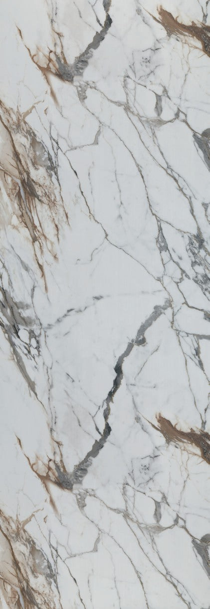 SPC Wall Panel White Brown Vein Marble (280cm x 97cm)