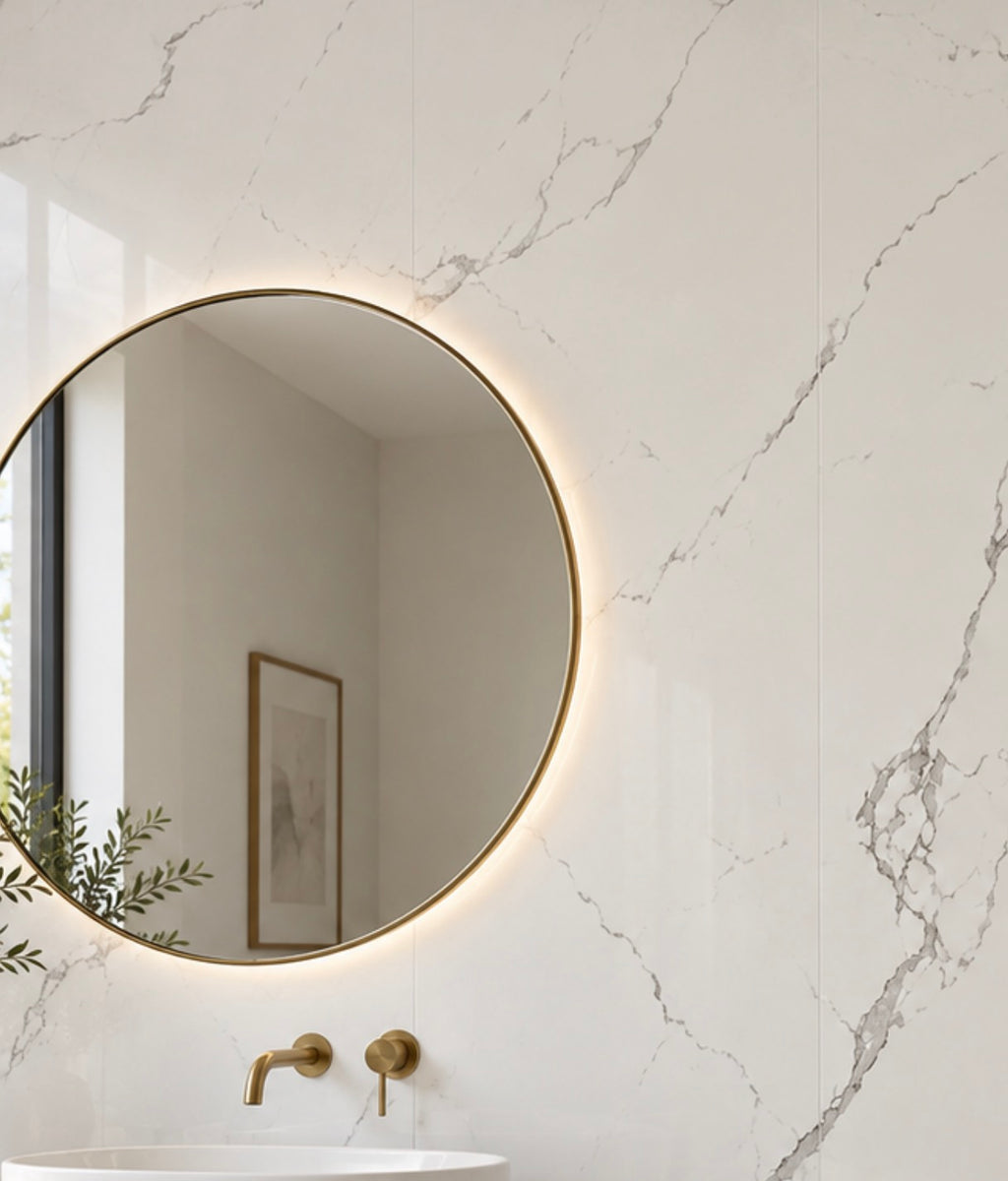 SPC Wall Panel White Carrara (280cm x 97cm)