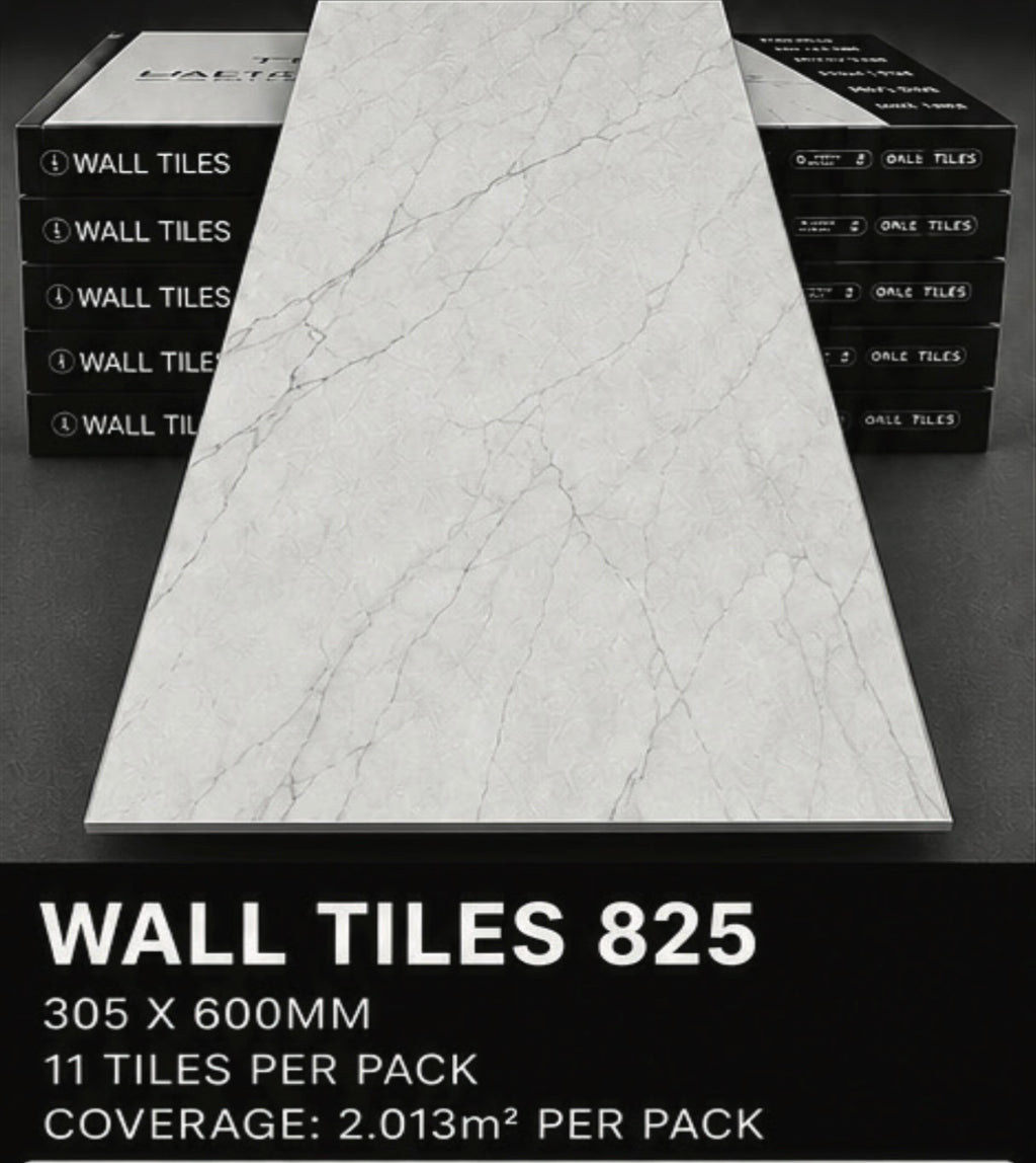 Wall Tiles 825 White Marble