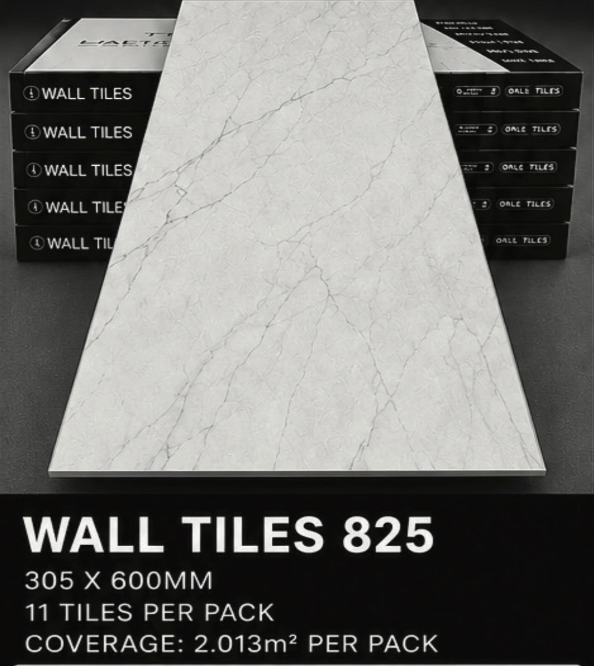Wall Tiles 825 White Marble