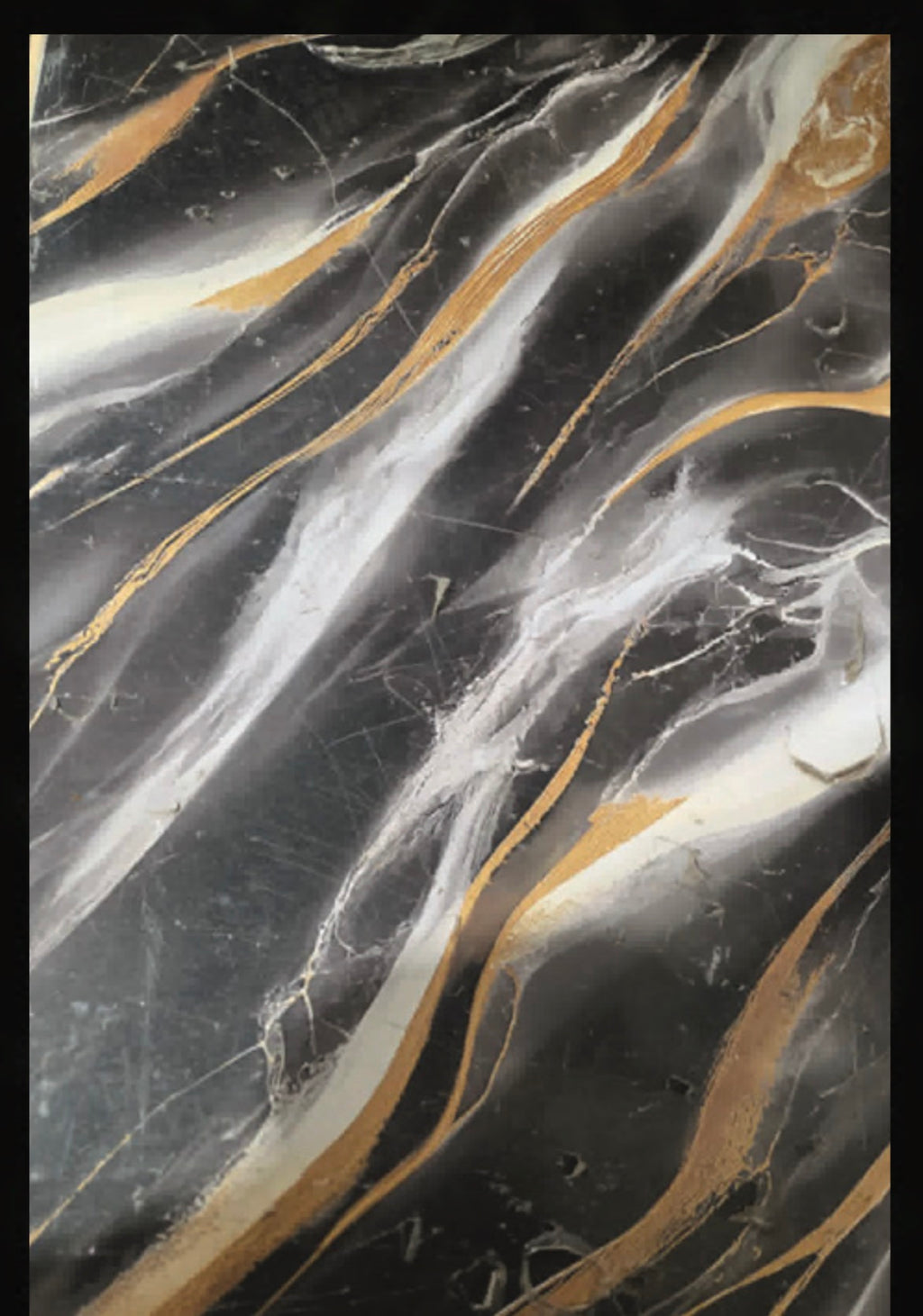 Black Gold Marble SPC Wall Panel
