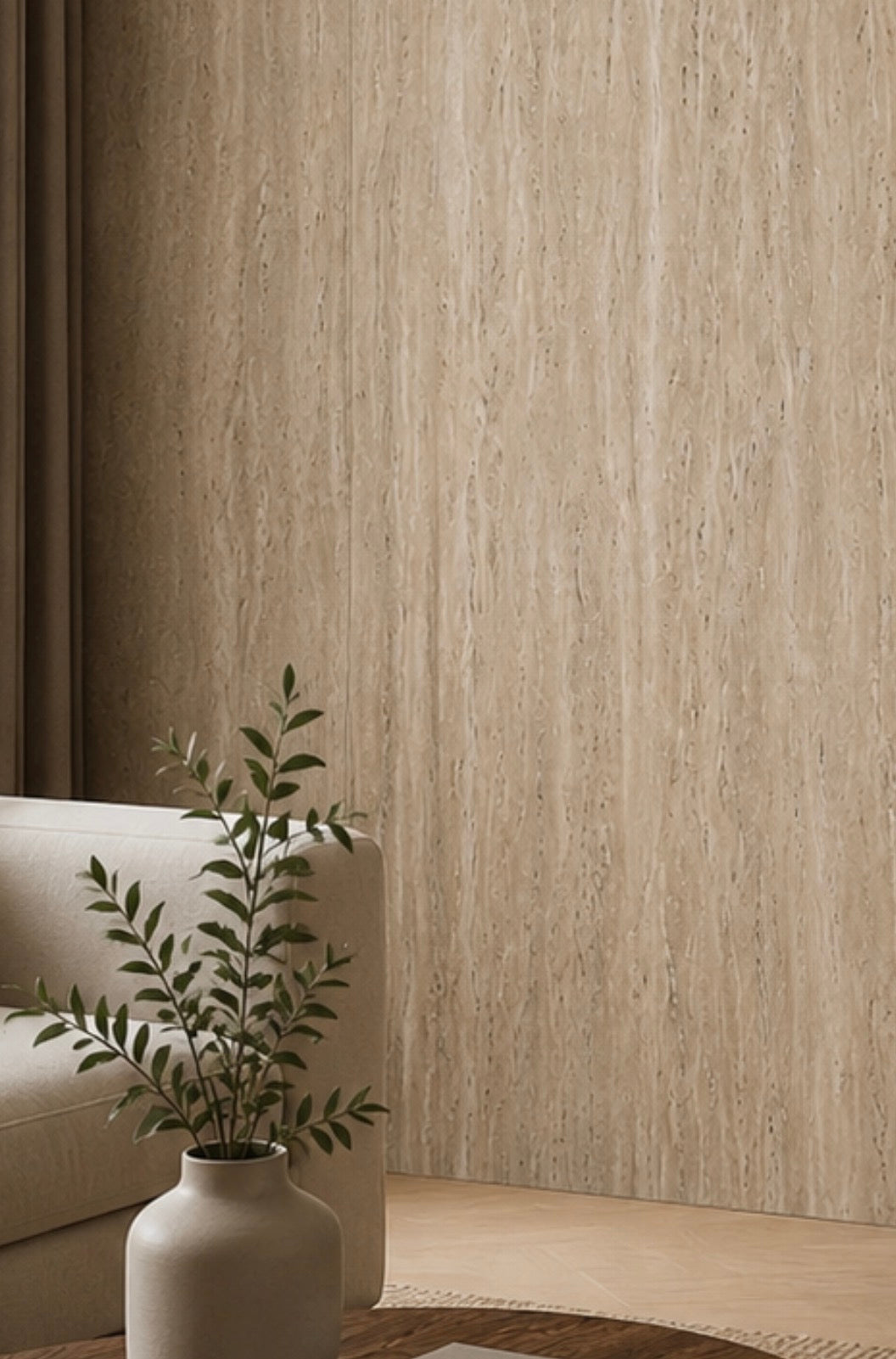 SPC Wall Panel Light Travertine (280cm x 97cm)