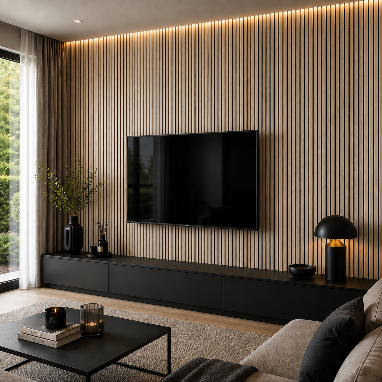 12cm x 280cm PVC Panel Mese (Oak)