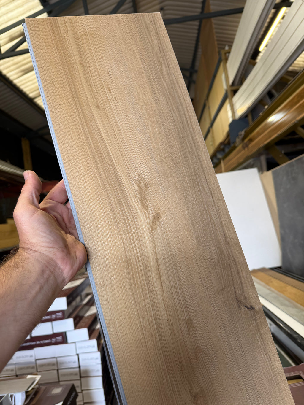 Natural Oak Wood Effect SPC Flooring AC-502-PL ROBUSTO