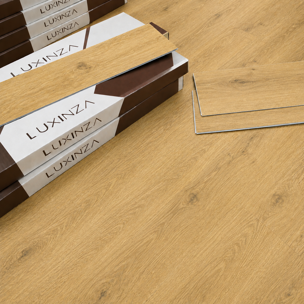 Natural Oak Wood Effect SPC Flooring AC-502-PL ROBUSTO