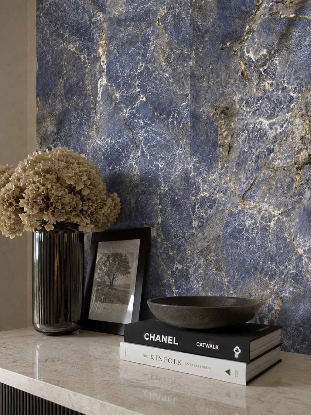 SPC Wall Panel Blue Stone Marble (280cm x 97cm)