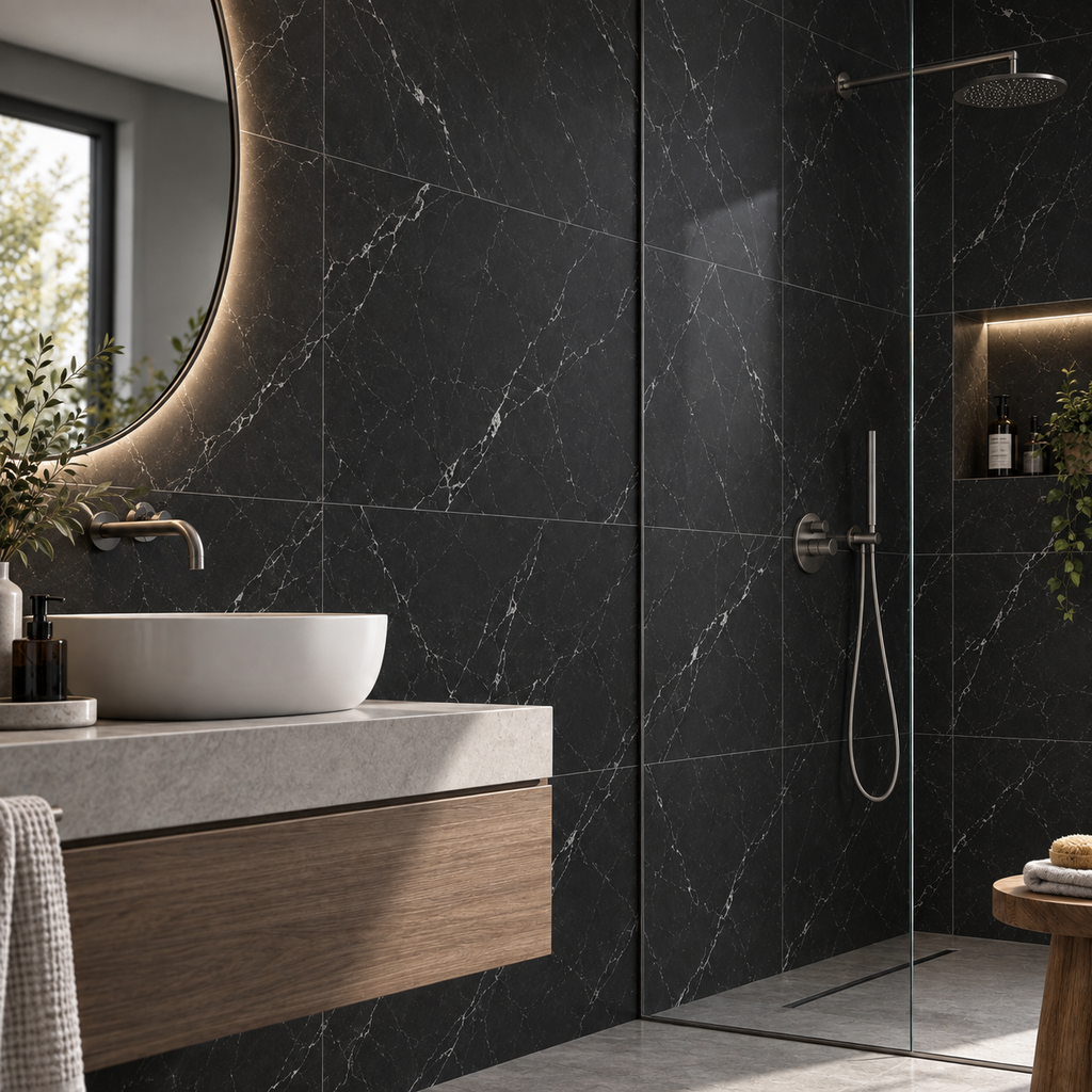 SPC Wall Tiles 808 Black Marble