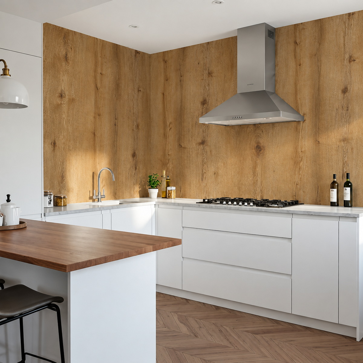 SPC Wall Panel Natural Oak (280cm x 97cm)