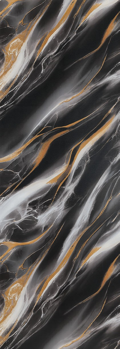 SPC Wall Panel Black Gold Marble (280cm x 97cm)