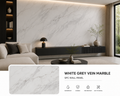 White Grey Vein Marble SPC Wall Panel