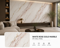 White Rose Gold Marble SPC Wall Panel