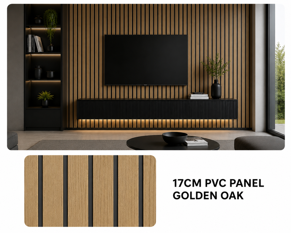 17cm PVC Panel Golden Oak (Altinmese)