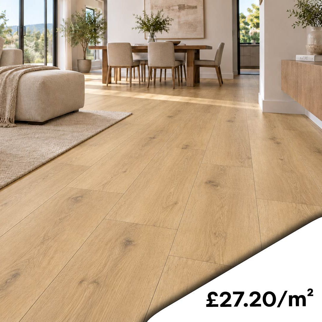 Natural Oak Wood Effect SPC Flooring AC-502-PL ROBUSTO