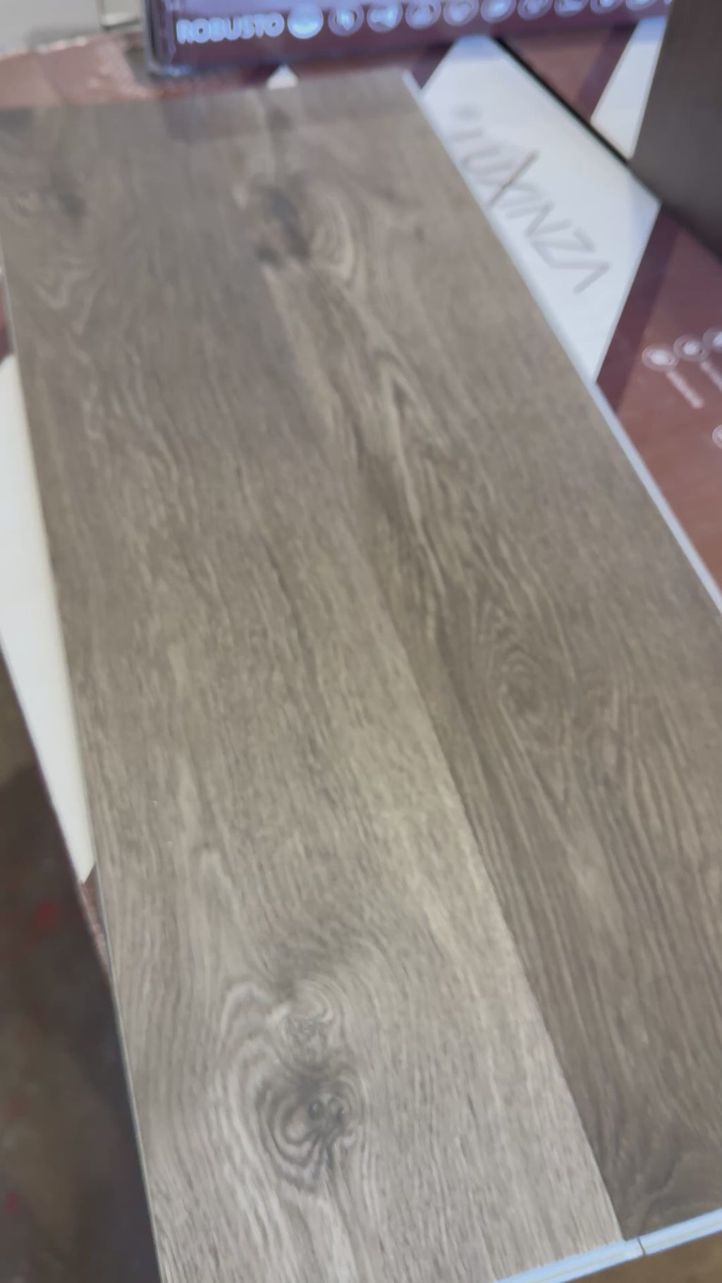 Smoked Oak Herringbone SPC Flooring AC-509-HB ROBUSTO