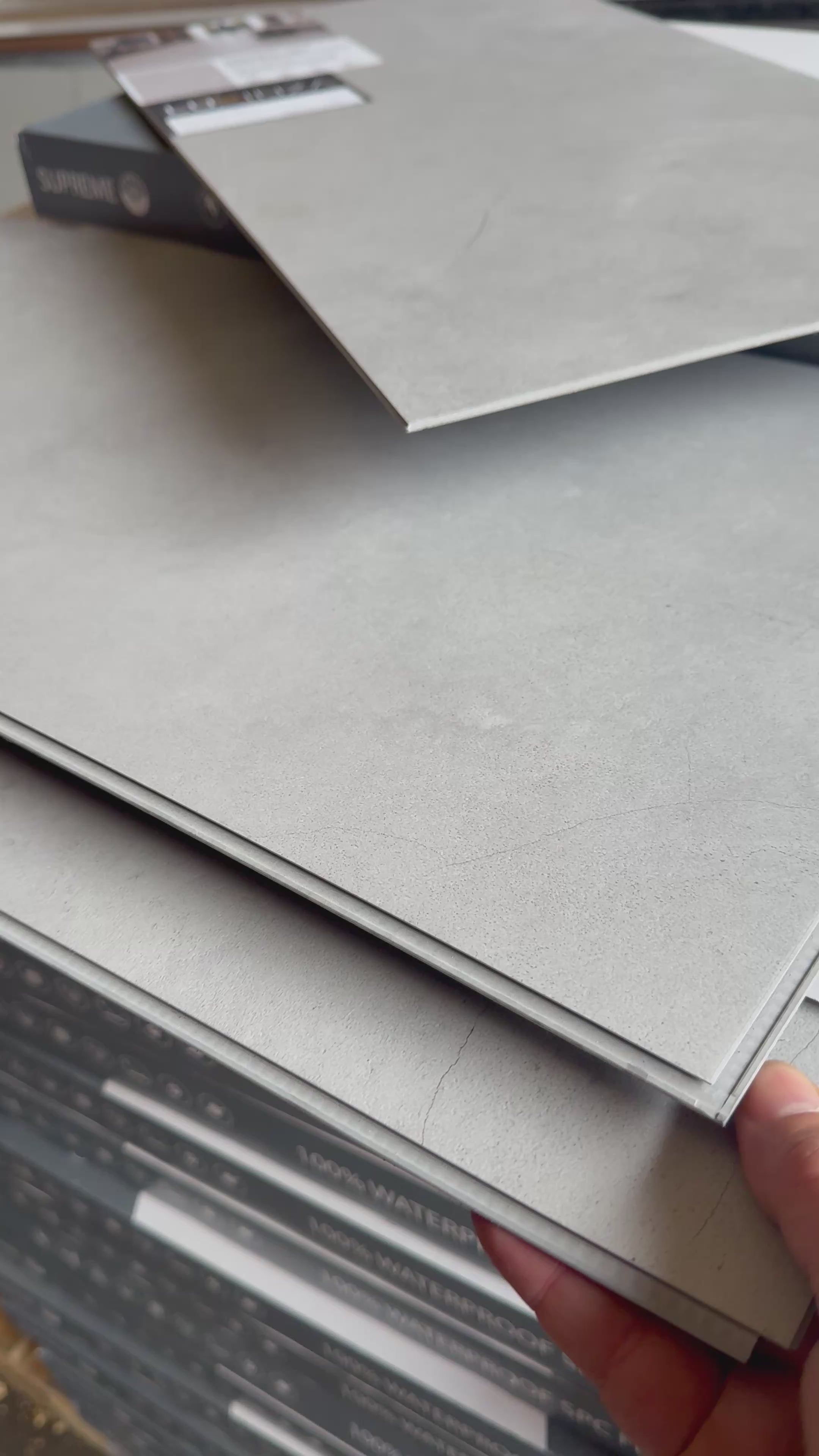 Concrete Light Stone SPC Flooring ST-801 SUPREME