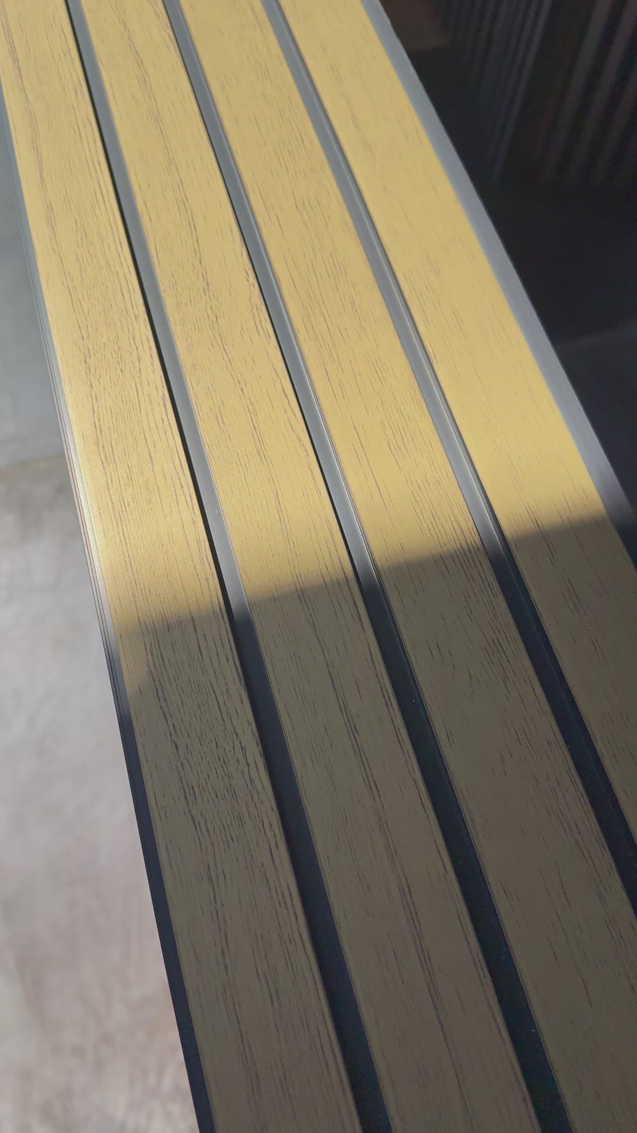 20cm x 280cm PVC Panel Golden Oak (Altinmese)