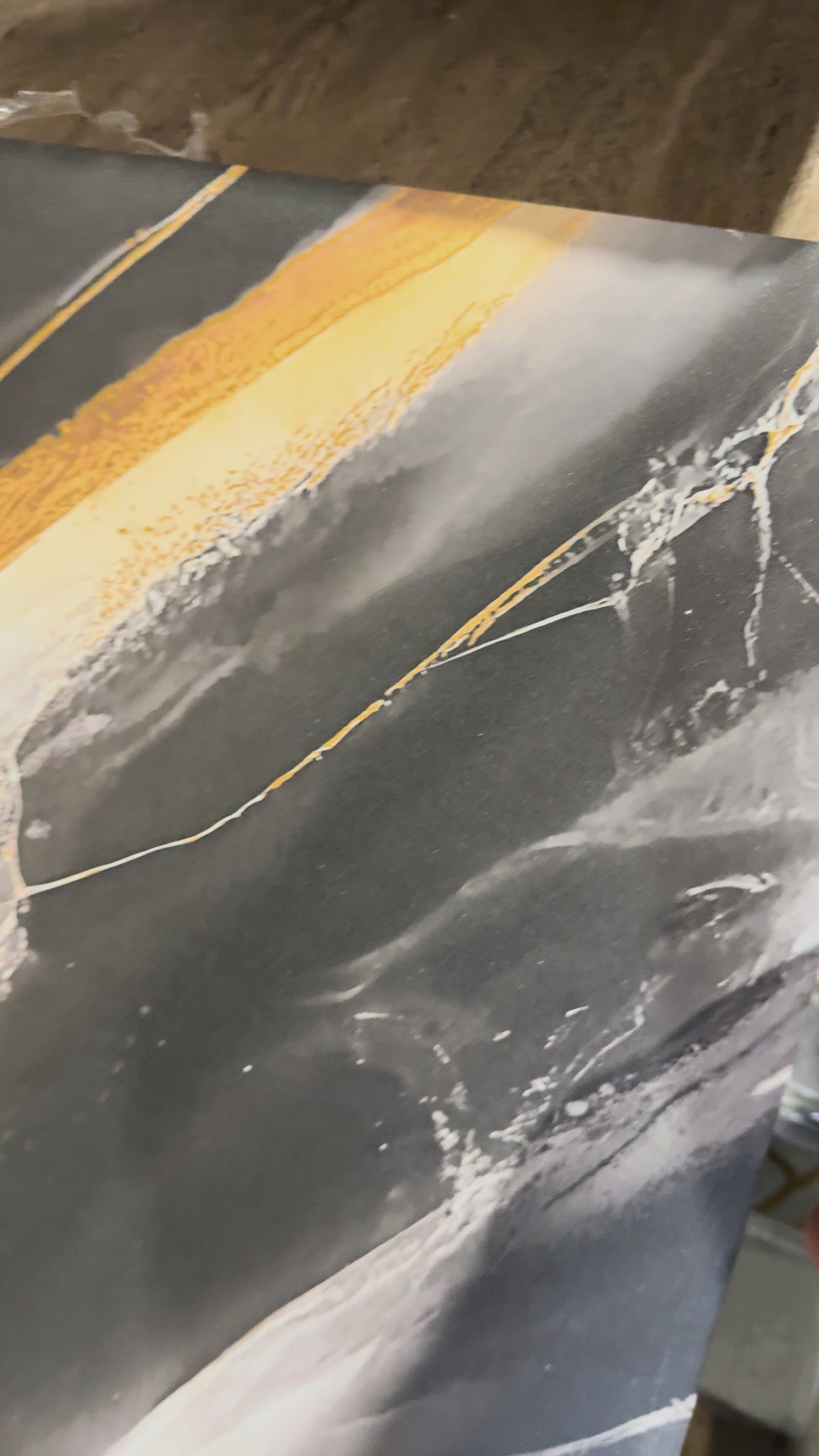 SPC Wall Panel Black Gold Marble (280cm x 97cm)