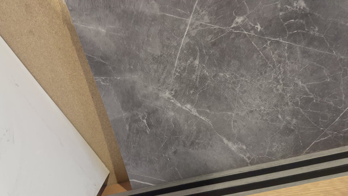 SPC Wall Panel Dark Grey Marble (280cm x 97cm)
