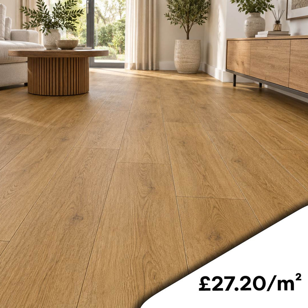 Sugar Oak Wood Effect SPC Flooring ROBUSTO AC 506 PL